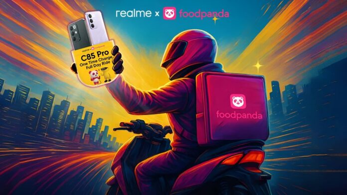 realme Partners with foodpanda to Empower Riders with the C85 Pro
